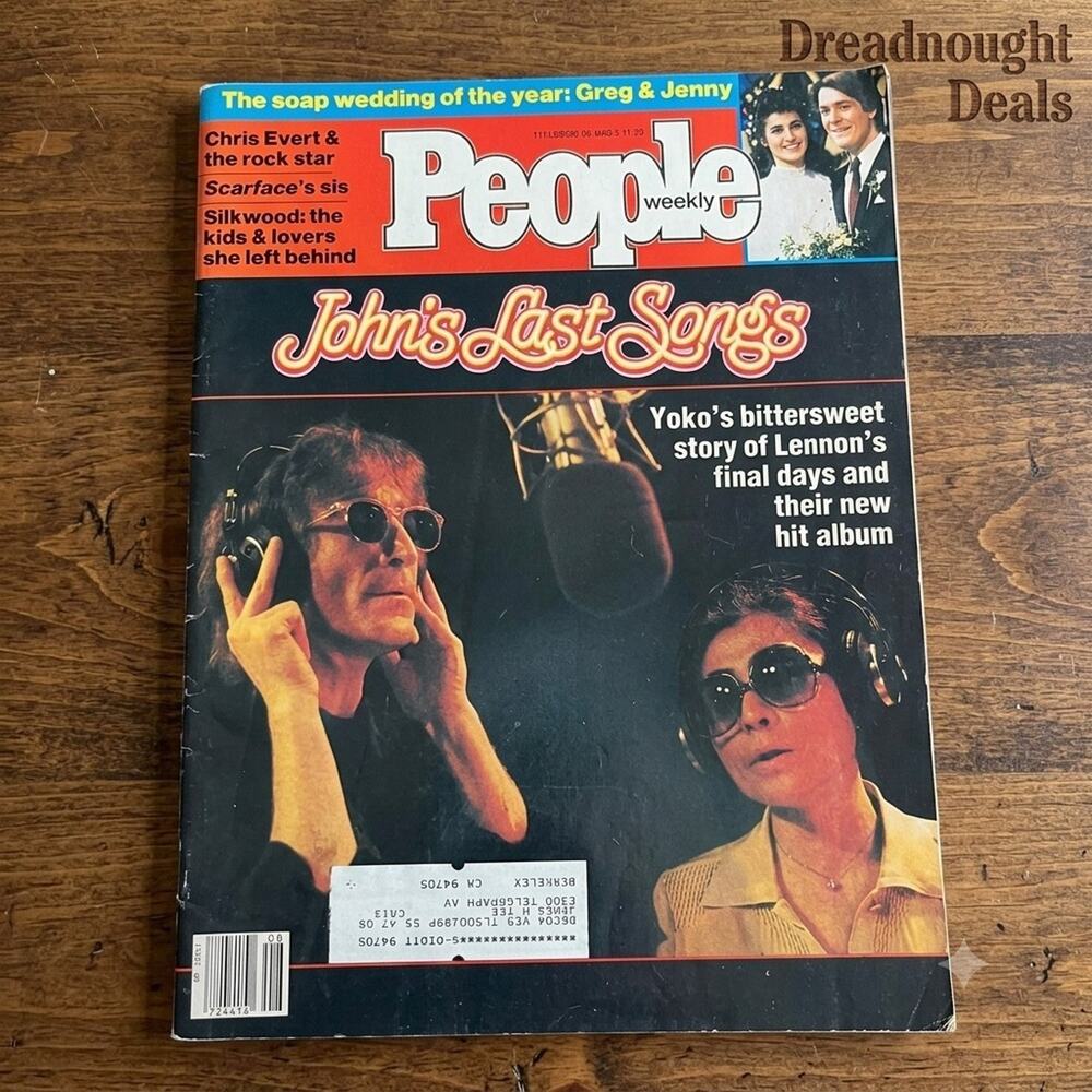 Vintage People Weekly Feb 20 1984 John Lennon Yoko Ono John's Last Songs Issue